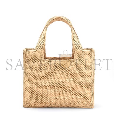 LOEWE FONT TOTE SMALL RAFFIA BAG A685B59X03NF (24*19.5*11cm)